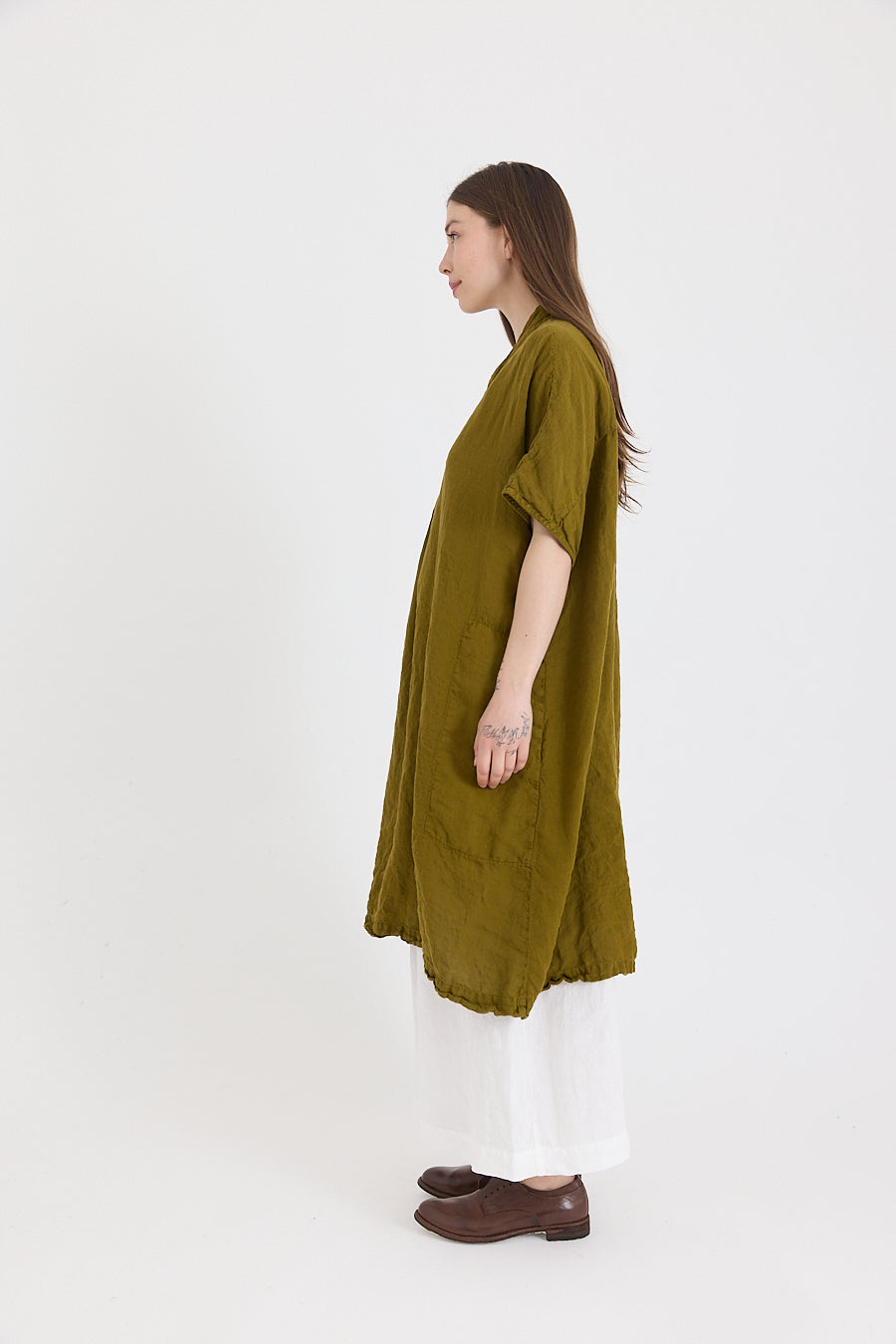 Eugenie Tunic in Light Weight Linen