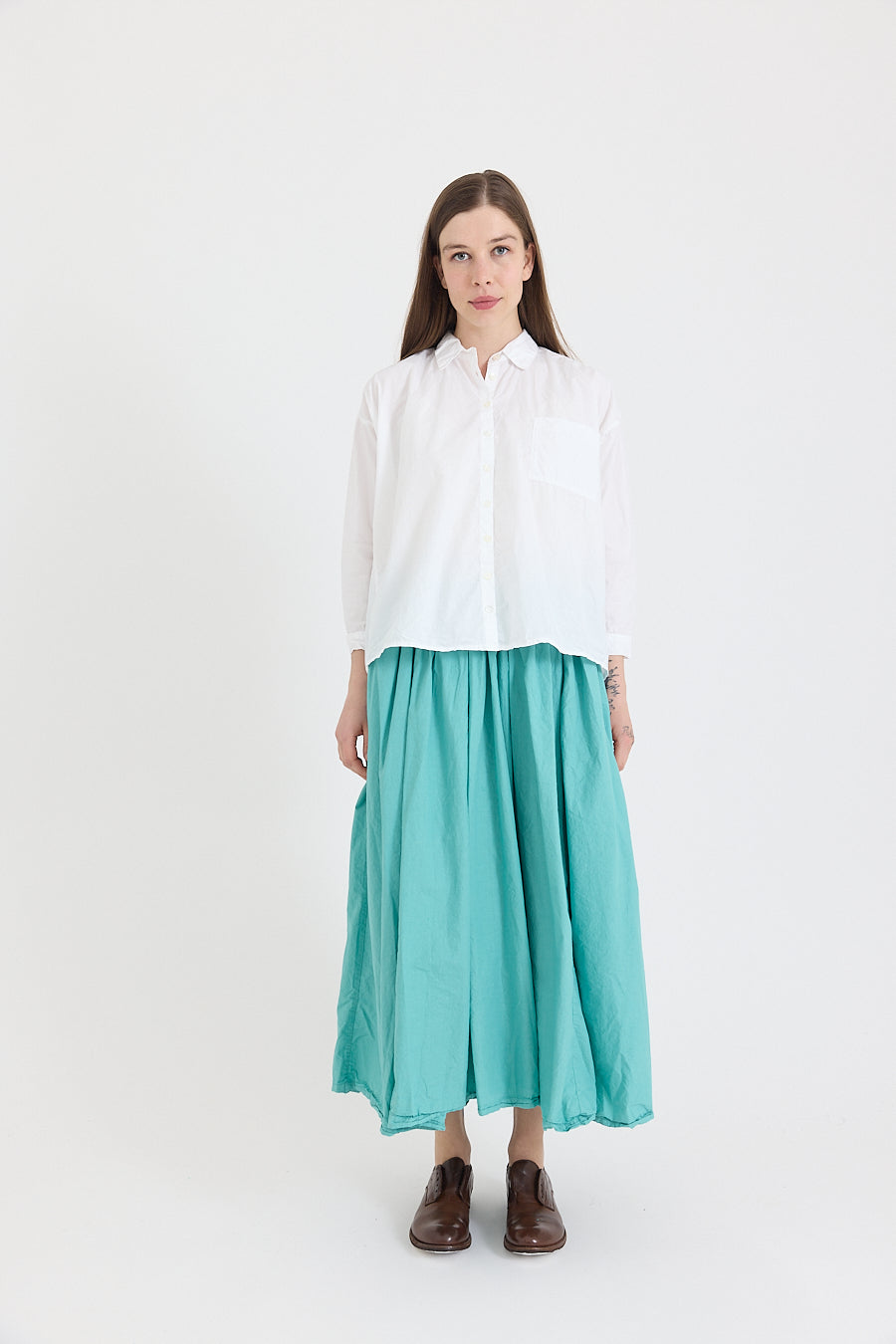 Indra Shirt in Cotton Poplin