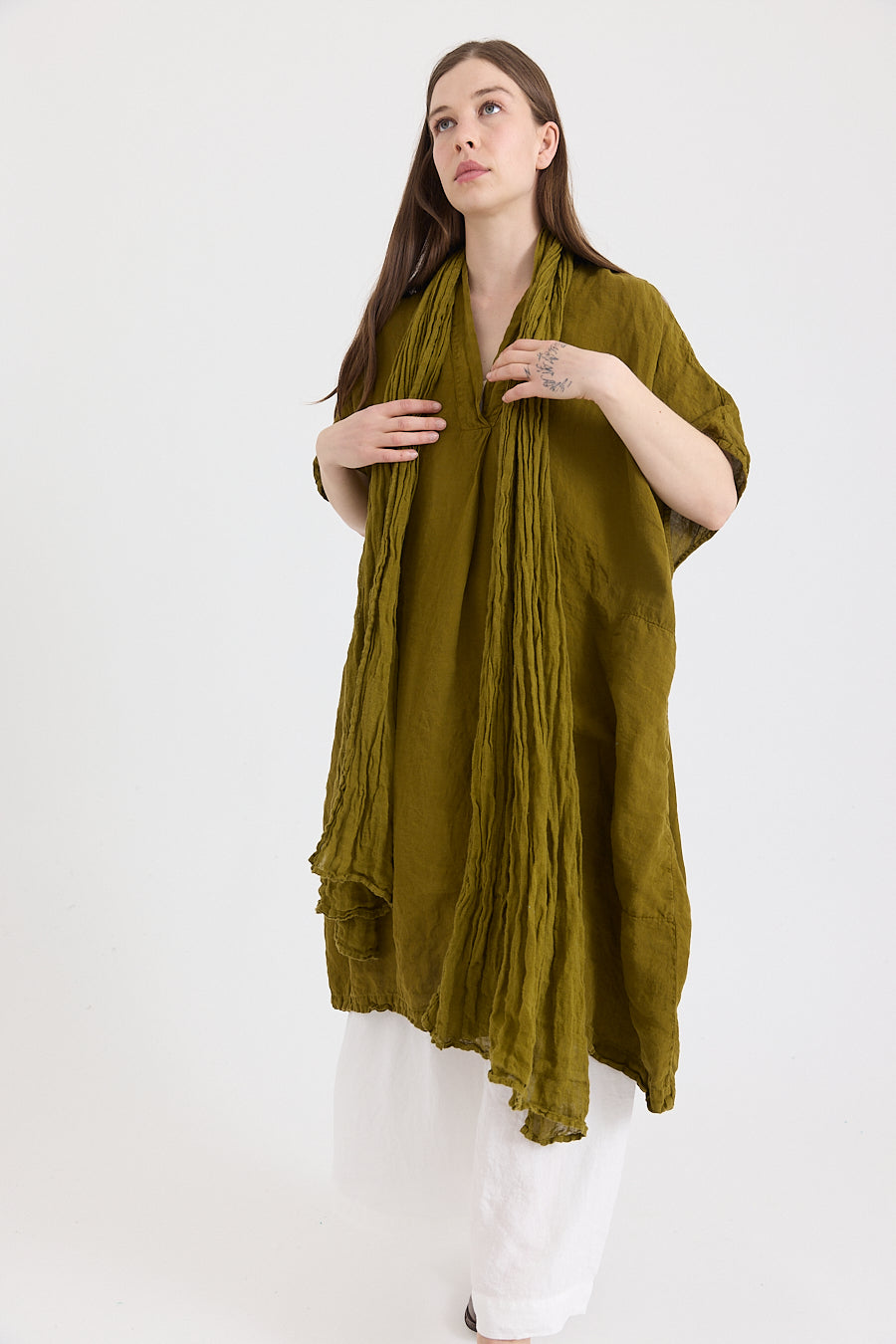 Eugenie Tunic in Light Weight Linen