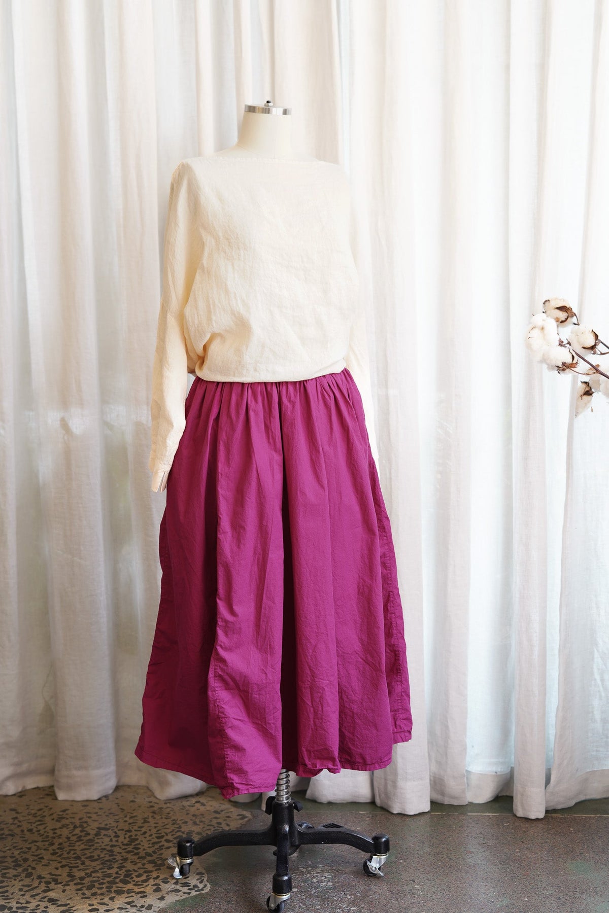 Ulla Skirt in Cotton Poplin