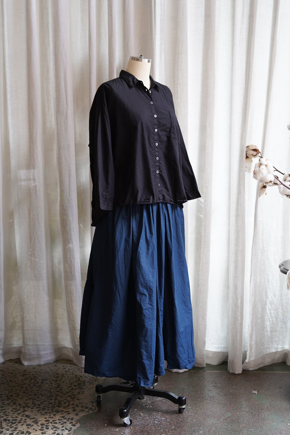 Indra Shirt in Cotton Poplin