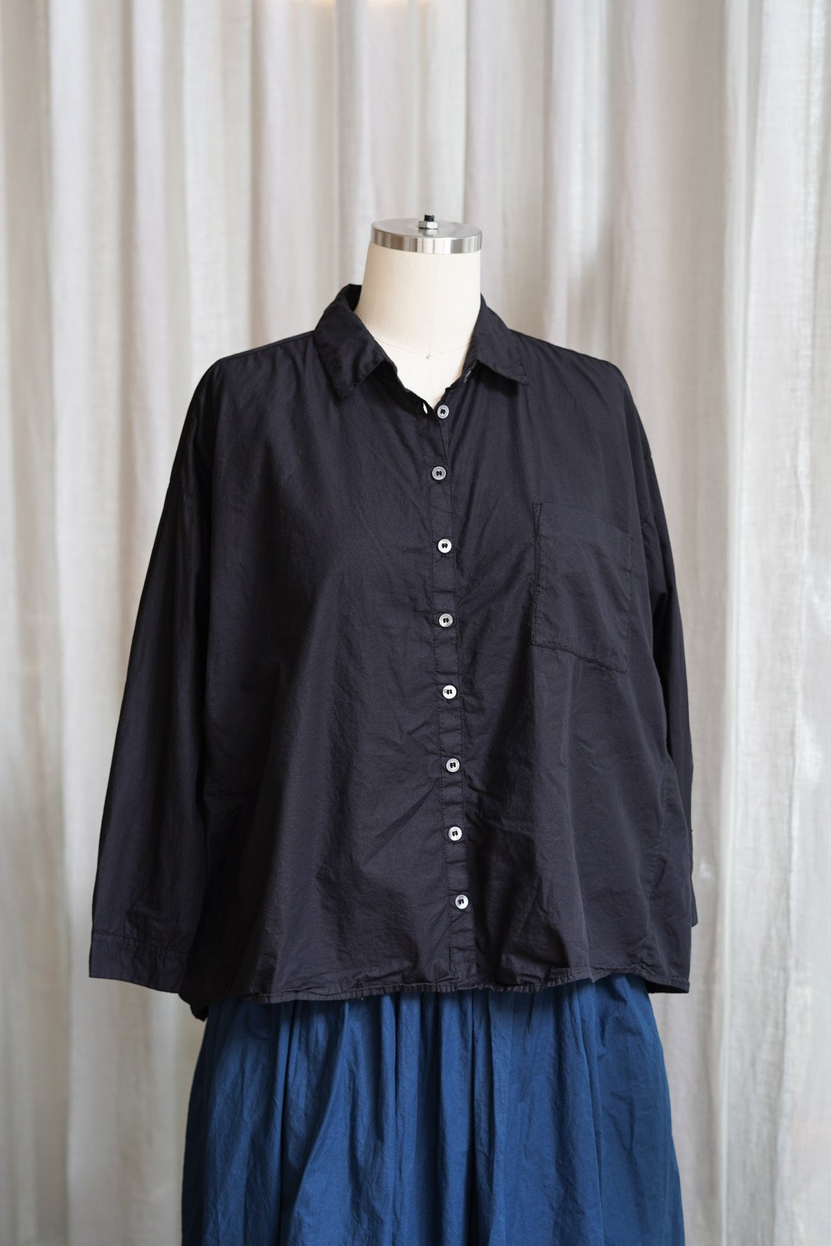 Indra Shirt in Cotton Poplin