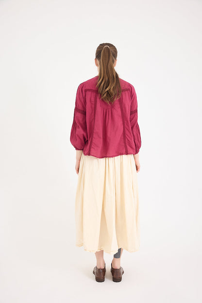 Alice Lace Blouse in Cotton Lace